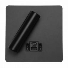 Φωτιστικό Reading Light LED Φωτισμού Εμπρός-Πίσω + USB + Type C Θερμό Φως Μαύρο 4016
